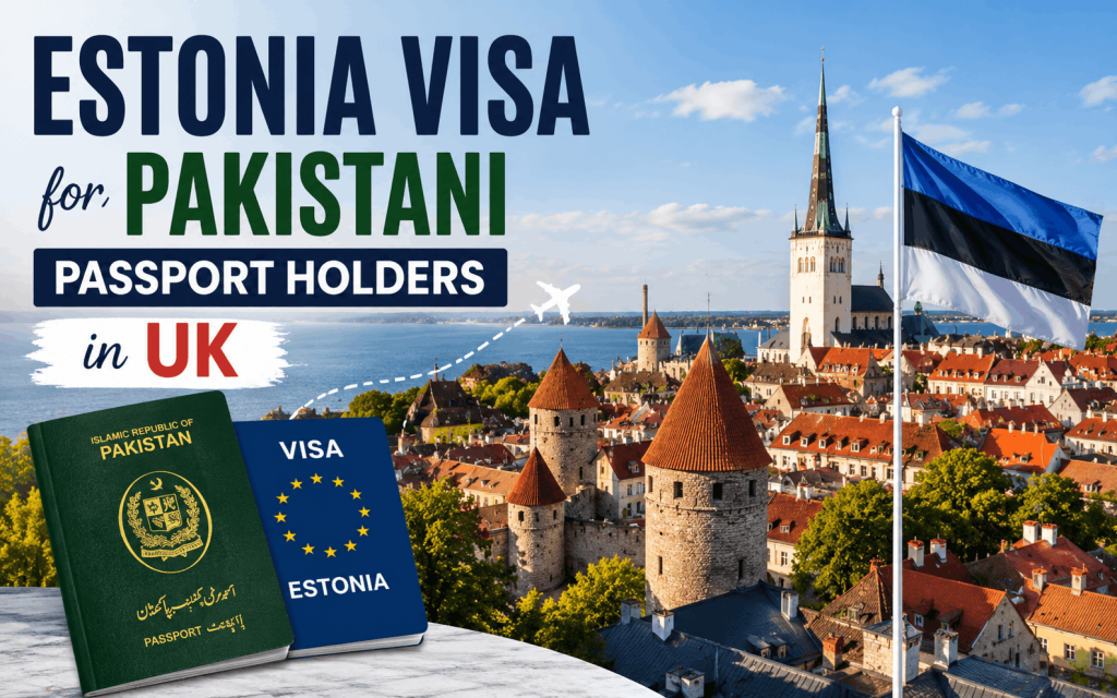 Estonia visa for Pakistani passport holders in UK